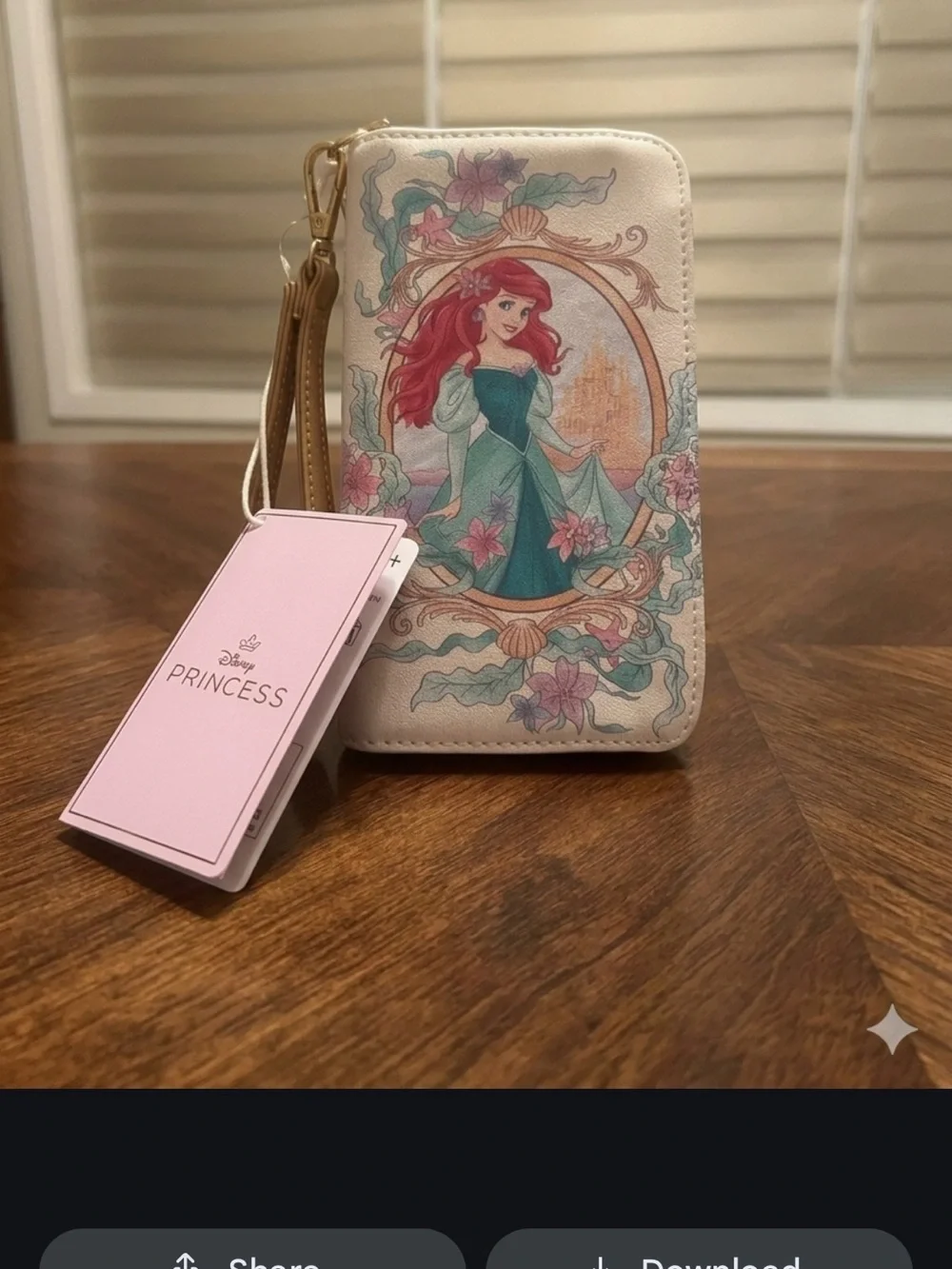 🧜‍♀️ NWT Loungefly Disney The Little Mermaid Ariel Portrait Tech Wallet